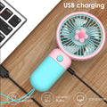 Portable Mini Rechargeable Fan | USB Desktop Stand Fan with Battery, Fast Charging & Premium Box