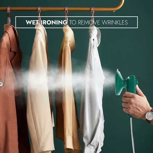 Portable Micro Steam Iron | Handheld Mini Garment Steamer for Travel & Home Use