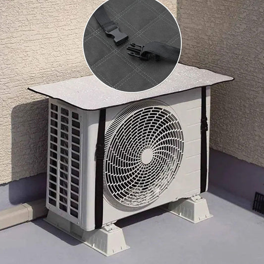 Premium Split AC Outdoor Unit Heat Insulation Sheet | Universal Sun & Weather Protection Cover for AC Condenser (1–2 Ton)