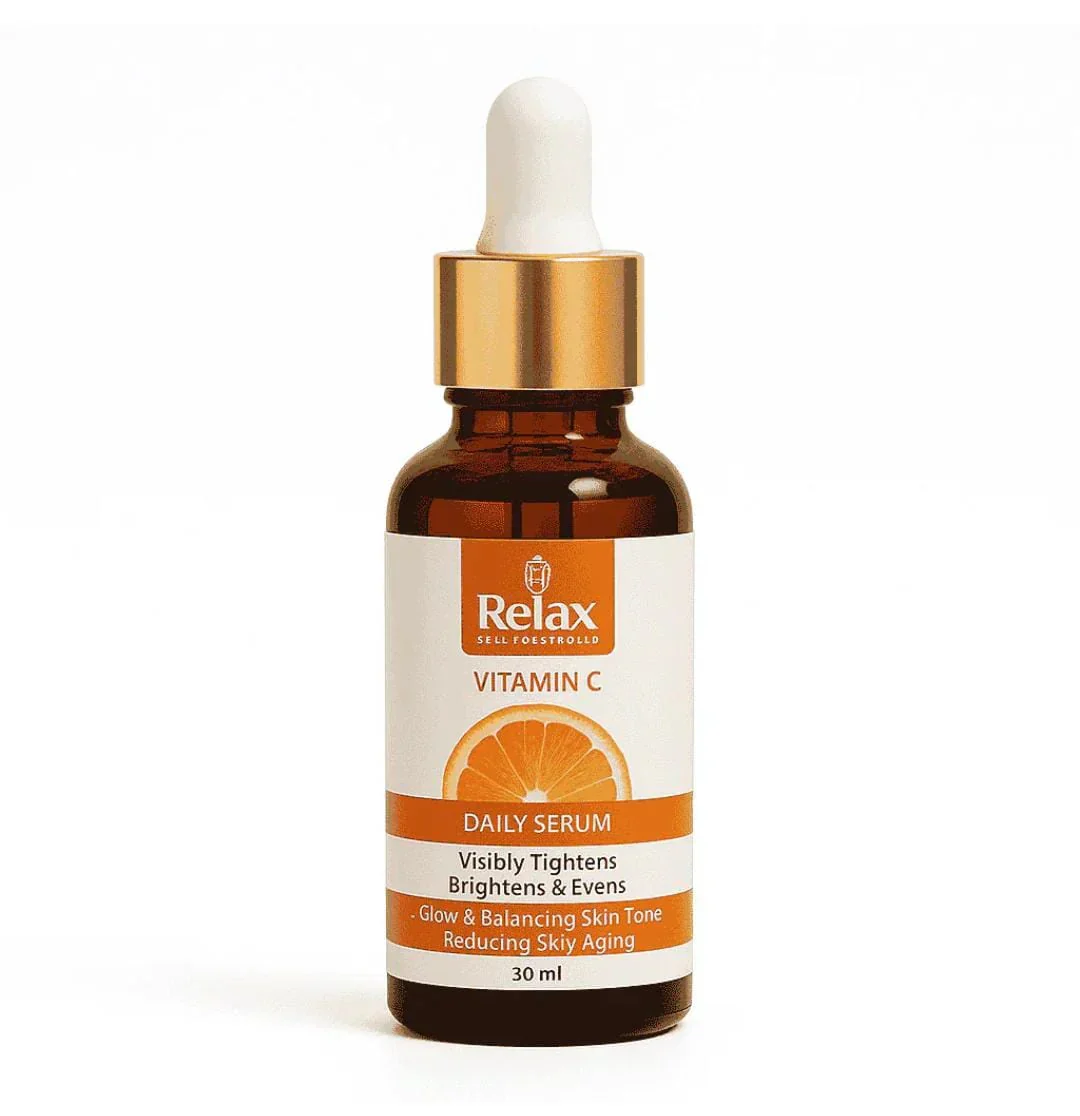 Relax Vitamin C Daily Serum 30ml | Brightening & Anti-Aging Face Serum for Radiant Skin