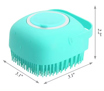 Silicone Bath Body Brush with Soap Dispenser – Random Colour