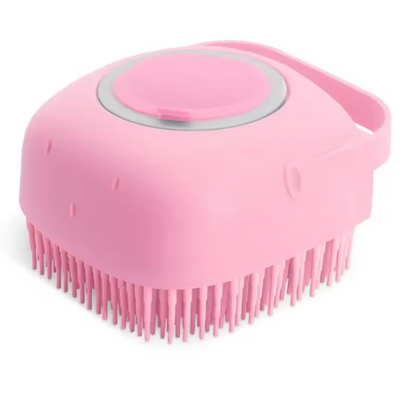 Silicone Bath Body Brush with Soap Dispenser – Random Colour