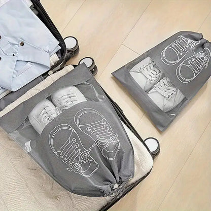 Shoe Bag for Travel & Storage | Dustproof Reusable Organizer Pouch