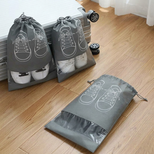 Shoe Bag for Travel & Storage | Dustproof Reusable Organizer Pouch