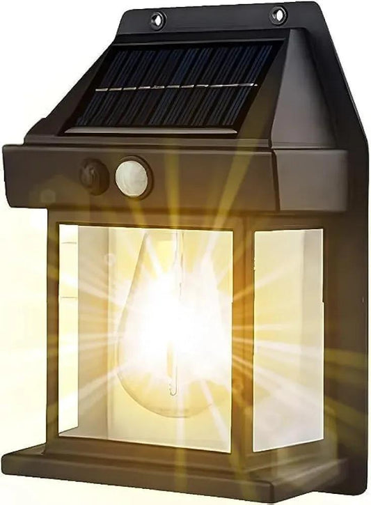 Motion Solar Interaction Wall Lamp BK-888 | Waterproof Outdoor Motion Sensor Solar LED Lantern