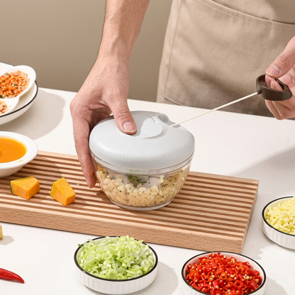 Pull-Cord Vegetable & Fruit Chopper