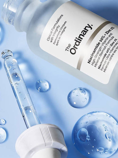 The Ordinary Niacinamide 10% + Zinc 1% Serum 30ml | Brightening & Blemish Care Formula