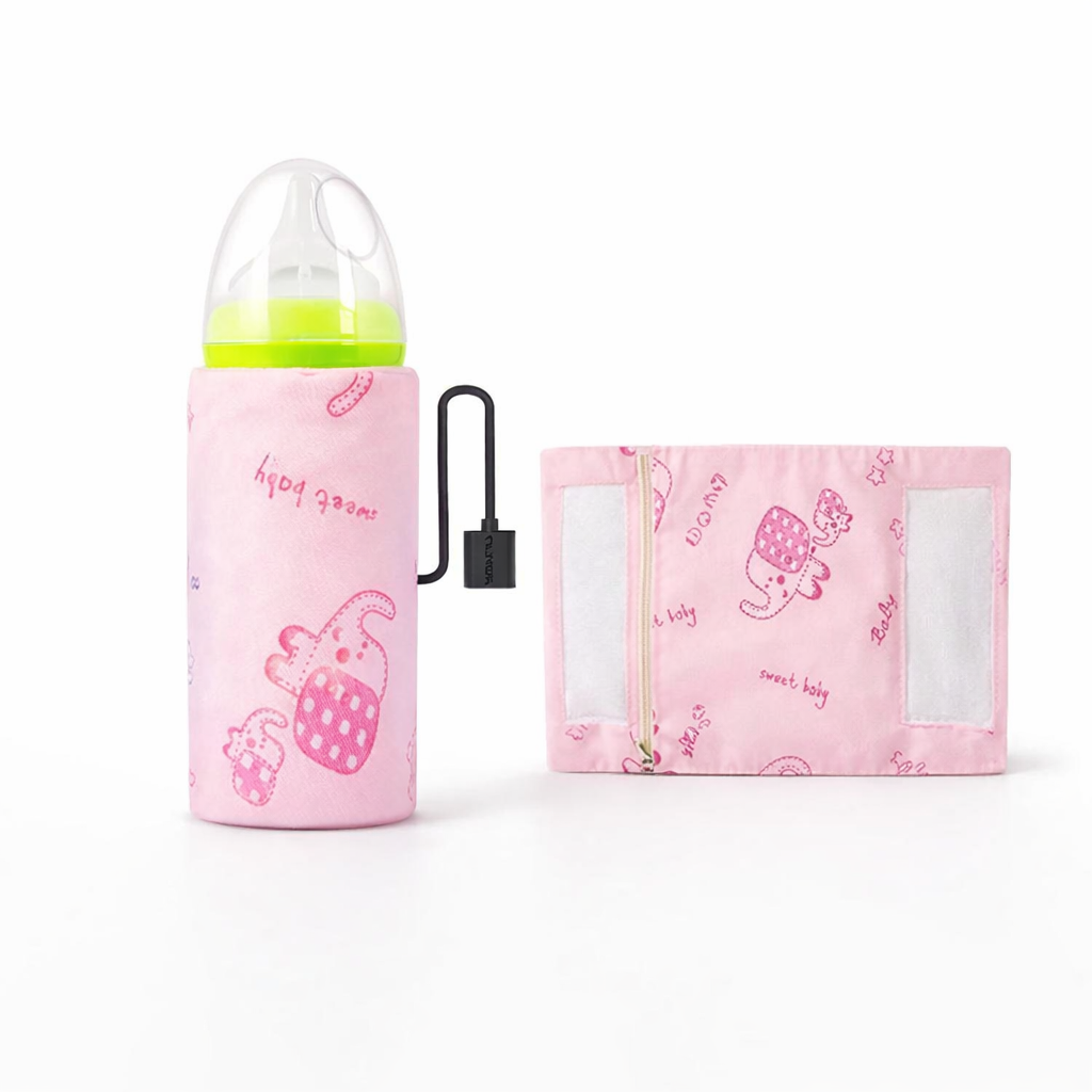 USB Portable Travel Milk Warmer Bag | Smart Constant Temperature Baby Bottle Heating Cover