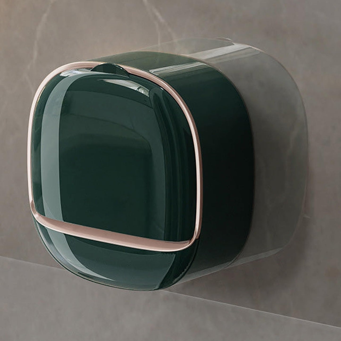 Wall-Mounted Soap Holder with Drain Tray | Waterproof Soap Dish Organizer (Random Color)