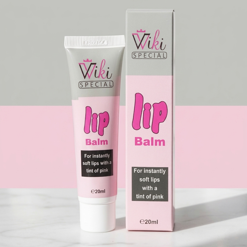 Wiki Special Natural Pink Lip Balm 20ml | Hydrating & Nourishing Lip Care with Soft Pink Tint