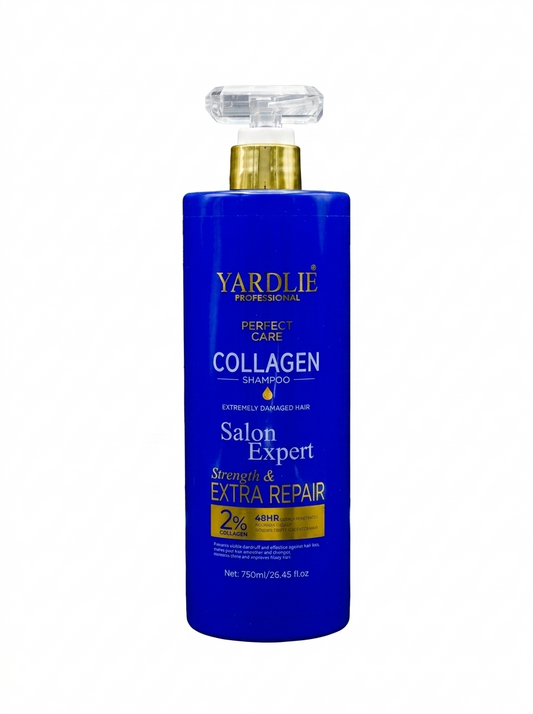 Yardlie Professional Perfect Care Collagen Shampoo 750ml | Deep Repair Shampoo for Extremely Damaged Hair