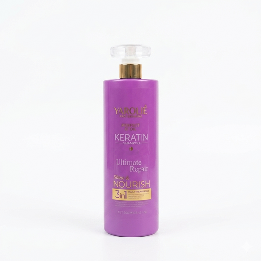 Yardlie Professional Perfect Care Keratin Shampoo 750ml | Anti-Dandruff & Frizz Control Shampoo